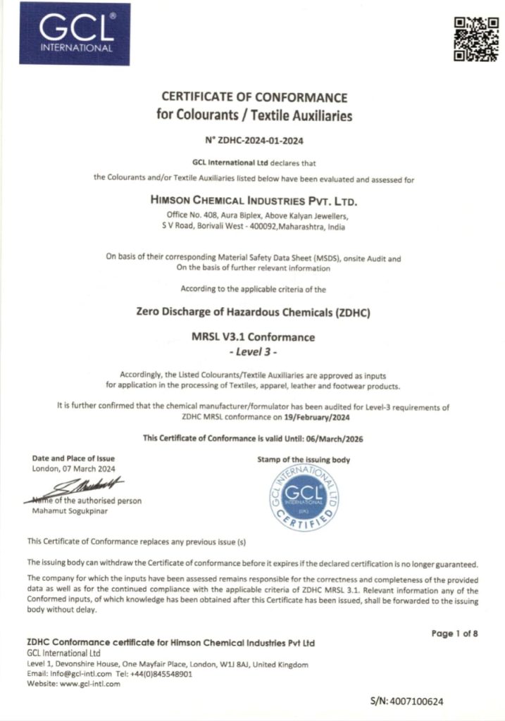 himson and chemicon chemical industry